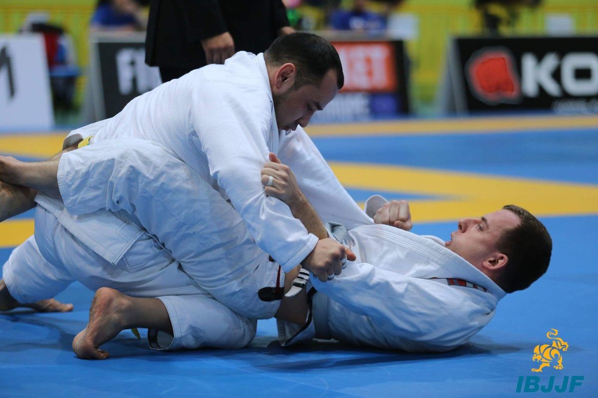 On the competition mat