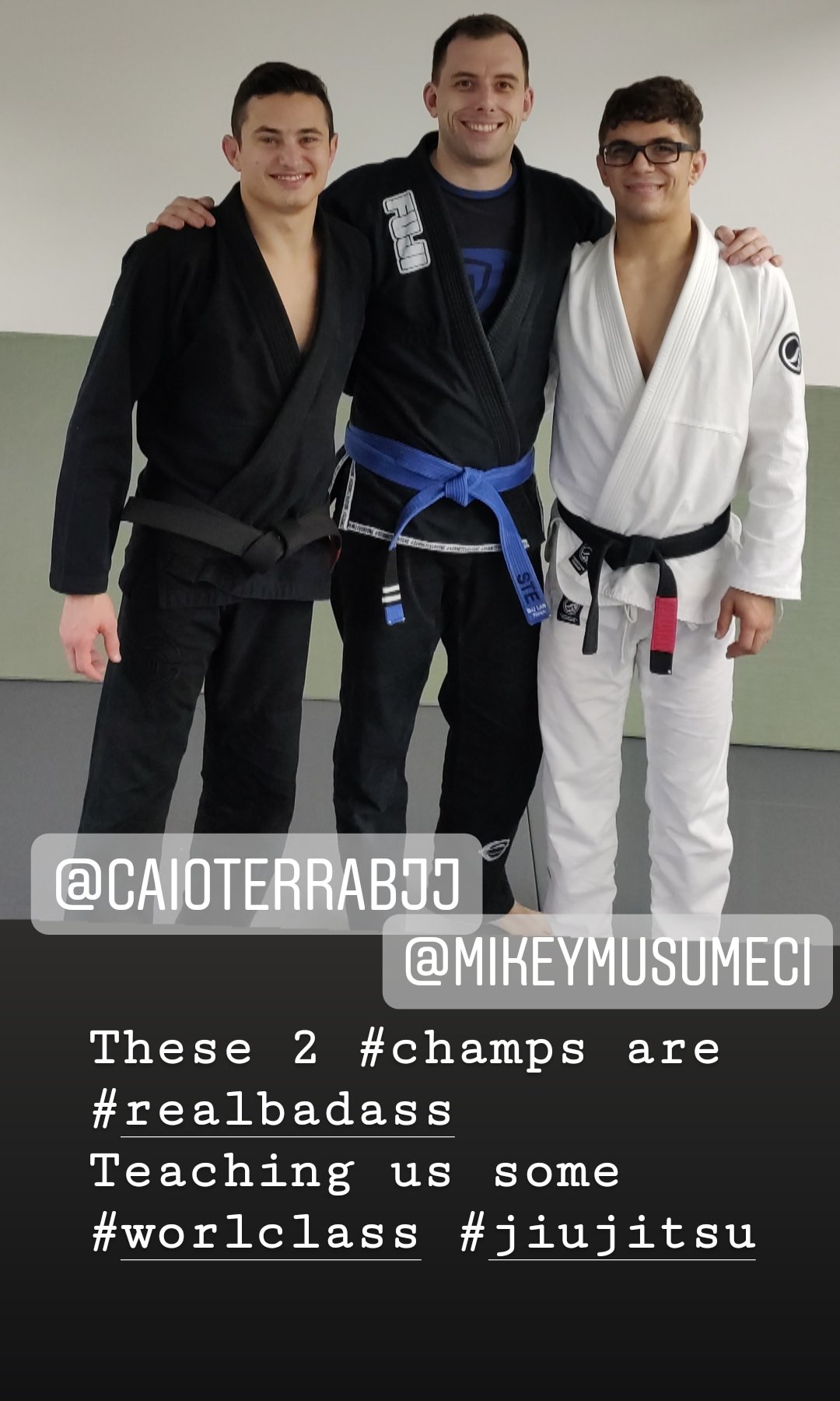 Training with World Champions